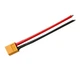 Силовий кабель живлення з роз'ємом XT60 15см 12AWG тато, силіконовий кабель 60А для акумуляторів - зображення 9