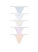 Набор трусиков Victoria's Secret (4245789874) 5-Pack Bridal Stretch Cotton V-String L комбинированные - изображение 1