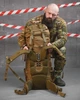 Тактичний рюкзак ARMADA 100L койот каркасний військовий AIRMAT - зображення 6