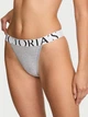 Женские трусики Victoria's Secret (38926198565) Exploded Logo Cotton 90s Brief XL серые - изображение 1