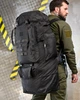 Рюкзак тактический Darvall 50L черный туристический водостойкий - изображение 1