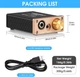 Мініатюрний HiFi підсилювач для навушників класу А Douk Audio U3 PRO вихідна потужність 1500 мВт, роз'єми 3,5 мм та 6,35 мм, живлення від мережі 5 В постійного струму Black - зображення 4