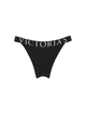 Женские трусики Victoria's Secret (29595885165) Exploded Logo Cotton 90s Brief XL черные - изображение 4