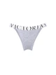 Женские трусики Victoria's Secret (38926198561) Exploded Logo Cotton 90s Brief XS серые - изображение 4