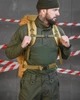 Рюкзак тактичний Circle 80L койот Cordura 1000D рейдовий - зображення 2