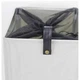 Корзина для белья для хранения грязного белья Rolling Bag тканевая корзина с ручками и колесами складной контейнер для вещей игрушек и грязного белья серая - изображение 5