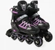 Роликовые коньки Best Roller 94-23 L колеса PU светятся (размер 39-43). Black (193051) - изображение 1