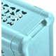Кошик для білизни Keeeper 60л бірюзовий 45x34x60см (KEE-0701.4) - зображення 4
