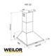 Вытяжка купольная WEILOR WK 62 BL - изображение 12