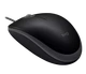 Мышь Logitech B110 Silent, Black, USB, оптическая, 1000 dpi, 3 кнопки, 1.8 м (910-005508) - изображение 1