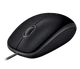 Мышь Logitech B110 Silent, Black, USB, оптическая, 1000 dpi, 3 кнопки, 1.8 м (910-005508) - изображение 2