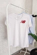 Біла жіноча футболка NB Essentials T-Shirt MT91061PWT спортивна легка Розмір S - изображение 2