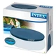 Тент Intex 28020 для надувних круглих басейнів діаметром 244 см, кришка на басейн з якісного ПВХ для захисту від опадів, бруду та сміття, з фіксуючим шнурком, синій - зображення 10