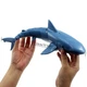 Радиоуправляемая акула Shark Z102 с подвижным хвостом, плавает на воде, пульте управлени 2,4 Ггц, радиус действия - 20 м, аккумулятор 3,7 V, голубая - изображение 10