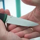 Ніж Ganzo G806-GB, сталь 8Cr14, з чохлом, зелений колір - зображення 5