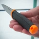 Ніж Ganzo G806-OR, сталь 8Cr14, з чохлом, помаранчевий колір - зображення 4