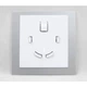 Лицевая панель вентилятора AirRoxy White Gloss Glass 01-170 - изображение 3