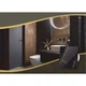 Лицевая панель вентилятора AirRoxy Marble Black Gold Glass 01-186 - изображение 2