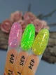 Гель-лак SVN color gel polish № 435 зелений з блискітками 10мл - зображення 5