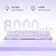 Механічна бездротова (Bluetooth + 2,4G) клавіатура з HOT SWAP GravaStar Mercury K1 80keys, УКР/АНГЛ Lavender Purple/Фіолетовий (GSK1_PL) - изображение 3