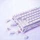 Механічна бездротова (Bluetooth + 2,4G) клавіатура з HOT SWAP GravaStar Mercury K1 80keys, УКР/АНГЛ Lavender Purple/Фіолетовий (GSK1_PL) - изображение 5