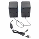 Колонки для ПК 2.0 FT-165 USB стерео акустика компактная с чистым звуком для компьютера ноутбука, черные - изображение 4