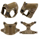Шлейка для собак Tactical K9, металева пряжка фастекс і система MOLLE, L (77-99 см) Камуфляж (271L-CAMO) - зображення 2