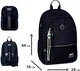 Рюкзак YES TS-113L Calmness 44x29x16 см Black (5056574460561) - изображение 3