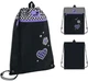Набір Kite Panda Love рюкзак + пенал + сумка для взуття Чорний (SET_K26-584M-2) - зображення 16