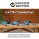 Пила цепная сетевая Konner&Sohnen CS2200-16 2200Вт 16"/40см 14м/с KS CS2200-16 - изображение 3
