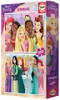 Puzzle drewniane Educa Księżniczki Disneya 2 szt x 100 elementy (8412668192980) - obraz 2