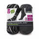 Набор пряжи для носков Crelando Anika 4-fädige Sockenwolle 2×100 г Black/Grey - изображение 1
