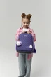 Рюкзак каркасный YES H-100S Cute Bunny 35х28х15 см Purple (5056574459732) - изображение 15