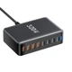 Мережевий зарядний пристрій ESSAGER Engine 320W GaN table charge 4C+4A Black (EZC320W-QJB0G-Z) - зображення 4