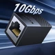 З'єднувач витої пари UGREEN NW326 RJ-45 10Gbps Shielded Network Connector Black (55359) - изображение 4