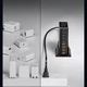 Мережевий зарядний пристрій ESSAGER Engine 320W GaN table charge 4C+4A Black (EZC320W-QJB0G-Z) - зображення 9