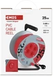 Подовжувач на котушці Emos P092251 25м з вимк (ПВХ 3х1,5мм 3680W) - зображення 7