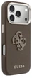 Чохол Guess FW Resin Logo для iPhone 17 Pro коричневий  (GUE005214) - зображення 4