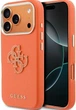 Чохол Guess FW Resin Logo для iPhone 17 Pro помаранчевий (GUE005203) - зображення 1