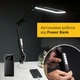 Настольная светодиодная лампа 20W Черная X-LED с сенсорным управлением и функцией работы от Power Bank - изображение 1