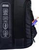 Рюкзак школьный YES TS-59M Signs 42х29х16 см Black (5056574460875) - изображение 6