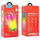 Портативна колонка Hoco HC8 Pulsating Colorful Luminous Wireless Speaker 10W Red - зображення 2