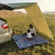 Туристический тент маркиза для автомобиля Oxford 210D 300х400 см Навес от солнца дождя для пикника рыбалки кемпинга - изображение 6