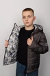Двостороння демісезонна куртка Роббі для хлопчика CVETKOV FAMILY MARK 134см Сірий (cvet2000000240961) - изображение 1
