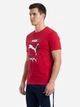 Футболка хлопковая длинная мужская Puma Graphics 69178611 M For All Time Red с принтом (4069161741876) - изображение 1