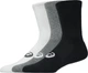 Шкарпетки Asics 3 Pack Crew Sock 2026 M White/Black/Grey (1092-4571633221767) - зображення 2