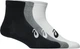 Шкарпетки Asics 3 Pack Quarter Sock 2026 L White/Black/Grey (1092-4571633220562) - зображення 1