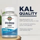 Kal Ultra Omega 3-6-9 для поддержки сердечно-сосудистой системы 1200mg 100 softgels - изображение 3