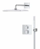 Душова система прихованого монтажу Grohe Grohtherm Cube з Rainshower Mono 310 Cube (34868000) - зображення 3