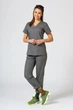 Женская медицинская рубашка STUGA MEDICAL серая (7700501) 3XL - изображение 4